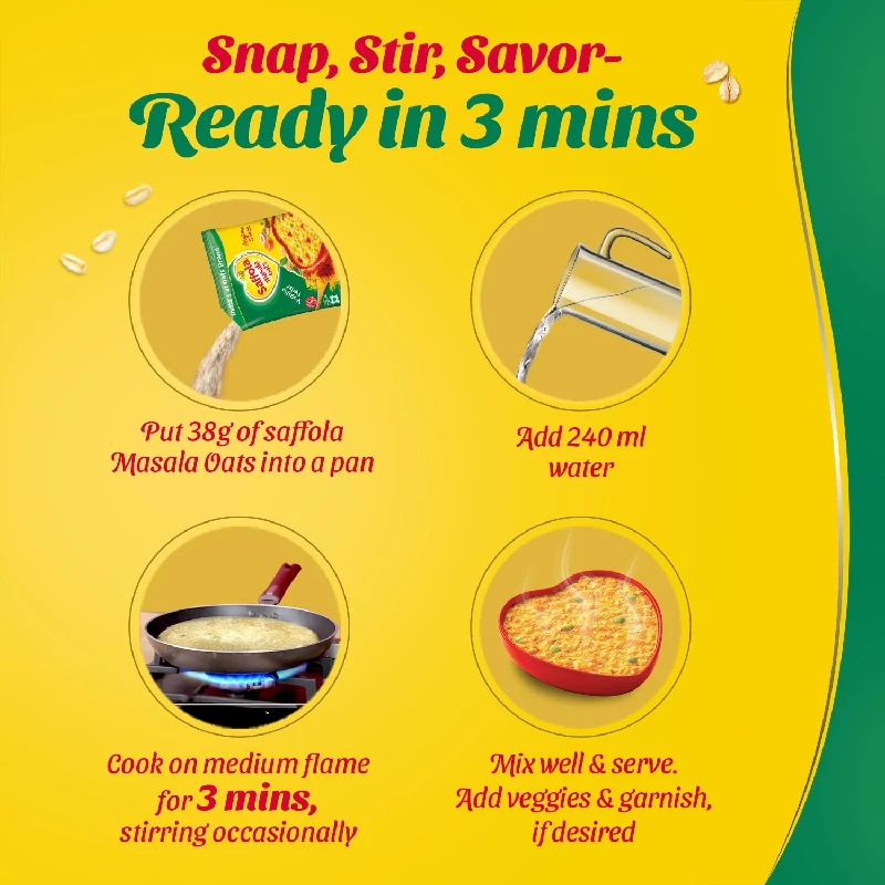 Saffola Masala Oats Veggie Twist - Image 6