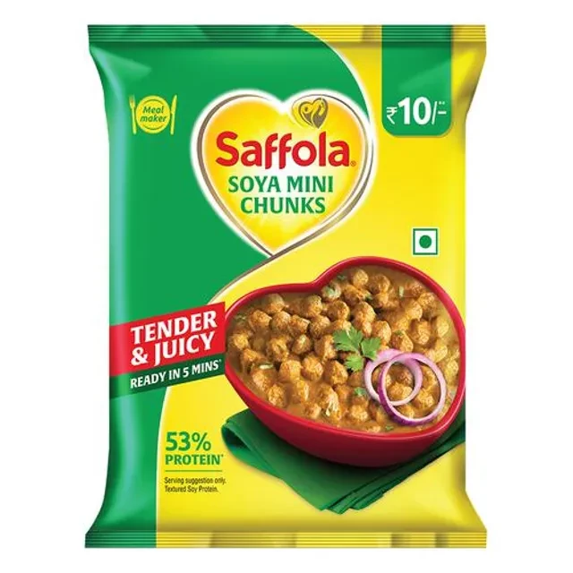 Saffola Soya Mini Chunks - Tender & Juicy, High In Protein & Fibre - Image 7