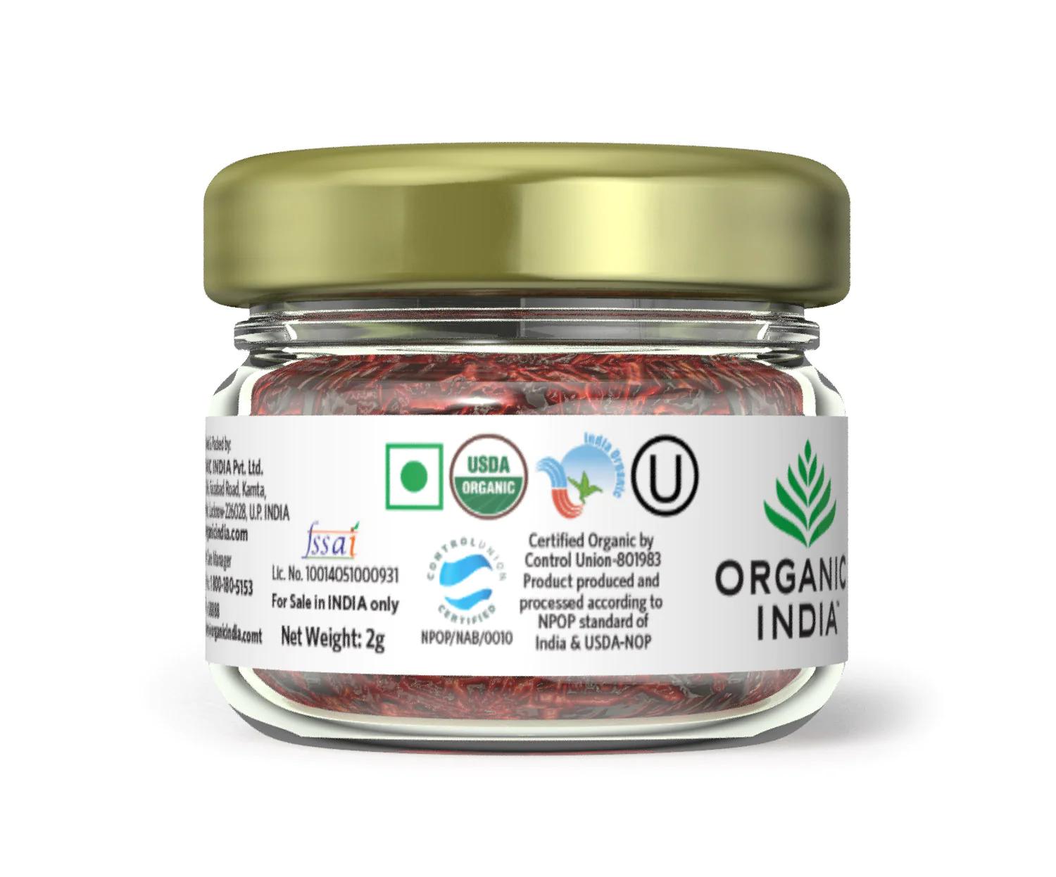 Organic India Saffron Thread Kesar - Image 2