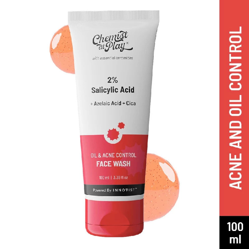 Chemist at Play Salicylic Acid Face Wash For Oily Skin Chemist at Play Salicylic Acid Face Wash For Oily Skin-Pack Size-100 ml