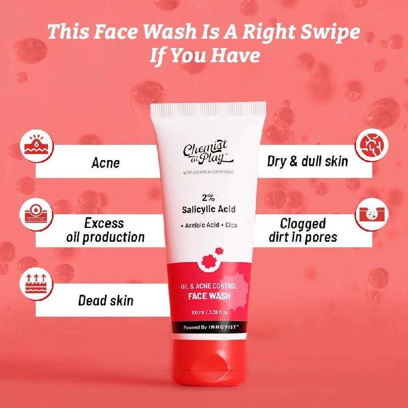Chemist at Play Salicylic Acid Face Wash For Oily Skin - Image 2