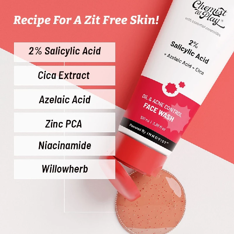 Chemist at Play Salicylic Acid Face Wash For Oily Skin - Image 3