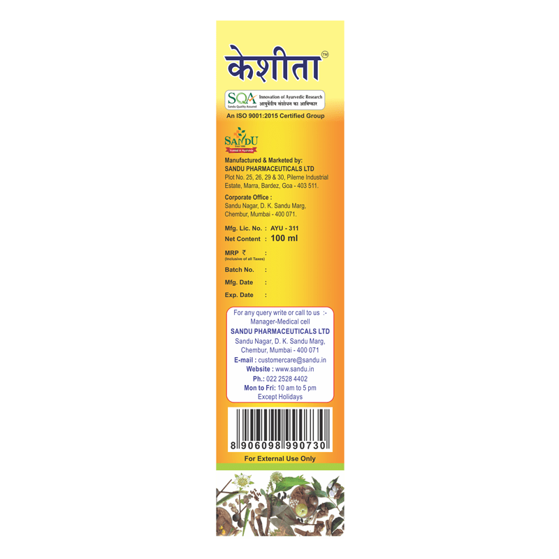 Sandu Keshita Hair Oil - Image 2