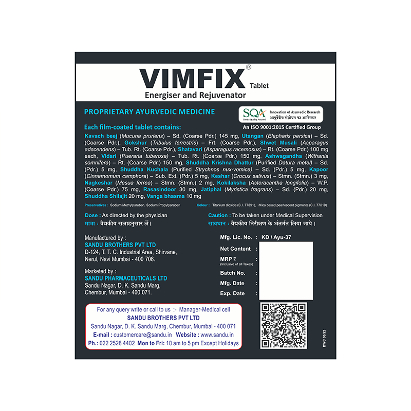 Sandu Vimfix Tablets - Image 2