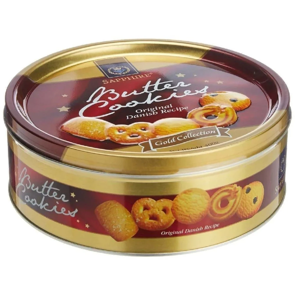 Sapphire Butter Cookies Gold Collection Sapphire Butter Cookies Gold Collection-Pack Size-400 g