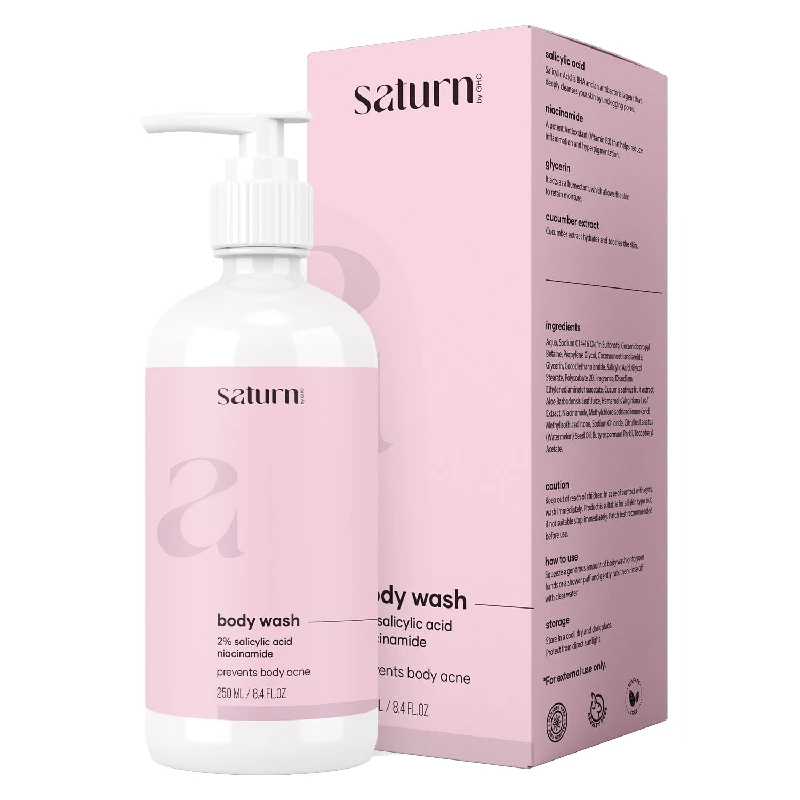 Saturn by GHC 2% Salicylic Acid Body Wash Saturn by GHC 2% Salicylic Acid Body Wash-Pack Size-250 ml