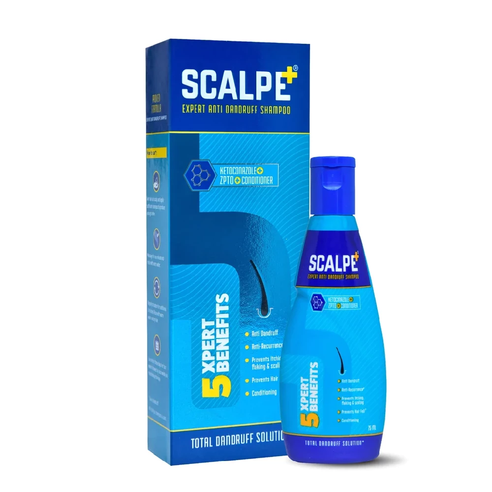 Scalpe Plus Expert Total Anti Dandruff Shampoo Scalpe Plus Expert Total Anti Dandruff Shampoo-Pack Size-75 ml