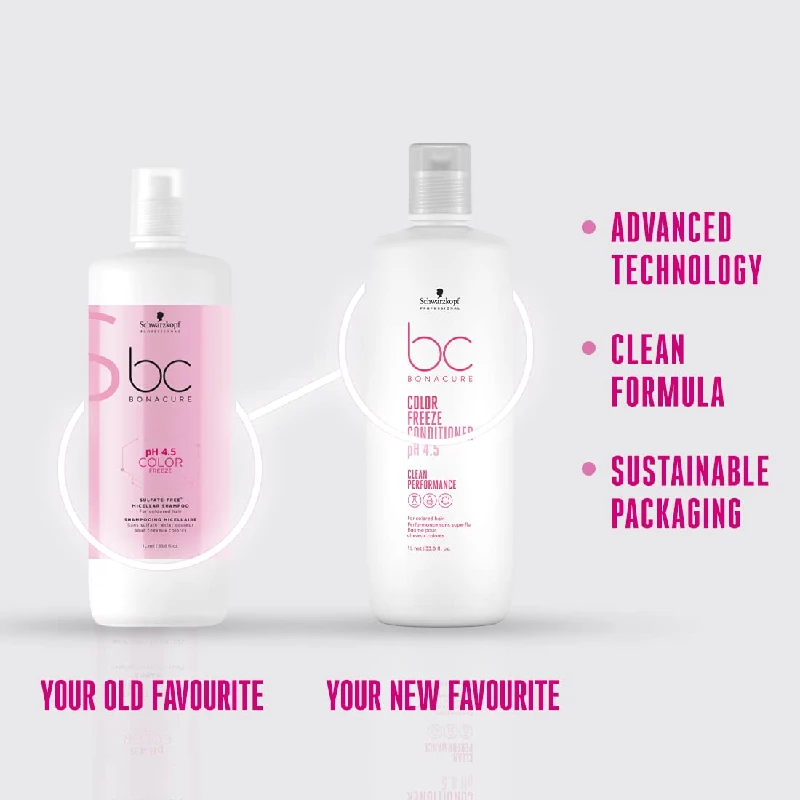 Schwarzkopf Professional Bonacure Color Freeze Conditioner pH 4.5 - Image 3