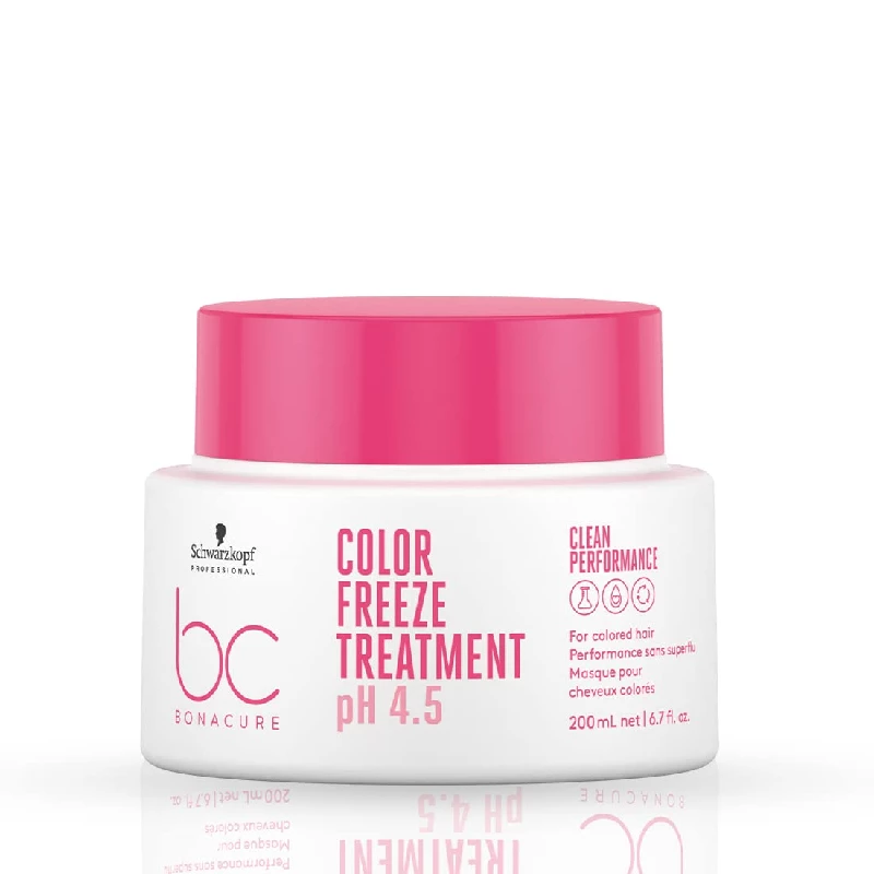Schwarzkopf Professional Bonacure Color Freeze treatment pH 4.5 Schwarzkopf Professional Bonacure Color Freeze treatment pH 4.5-Pack Size-200 ml