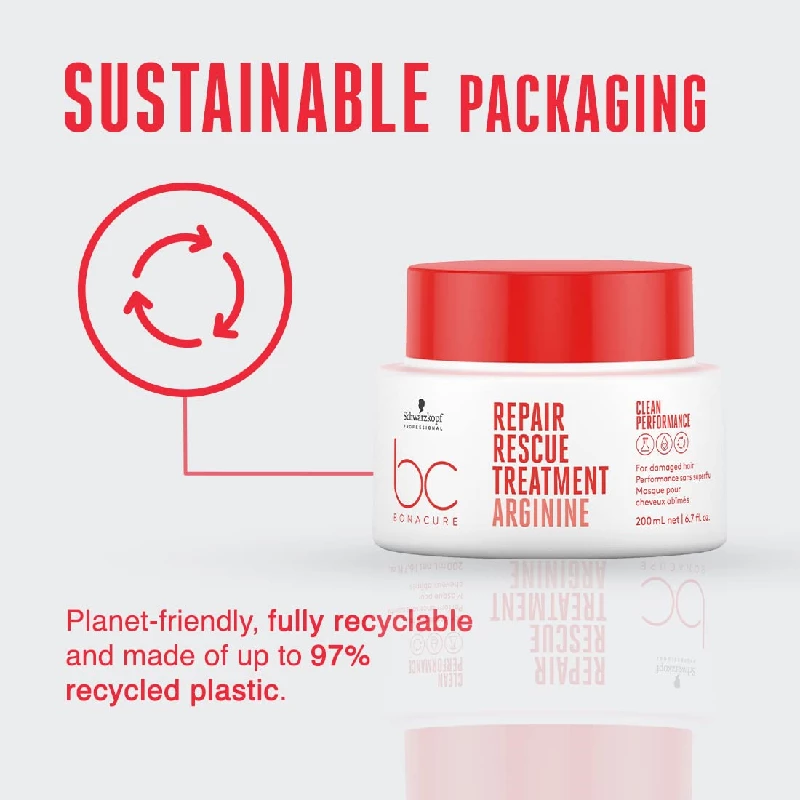 Schwarzkopf Professional Bonacure Dull & Damaged Repair Rescue Treatment With Arginine - Image 7