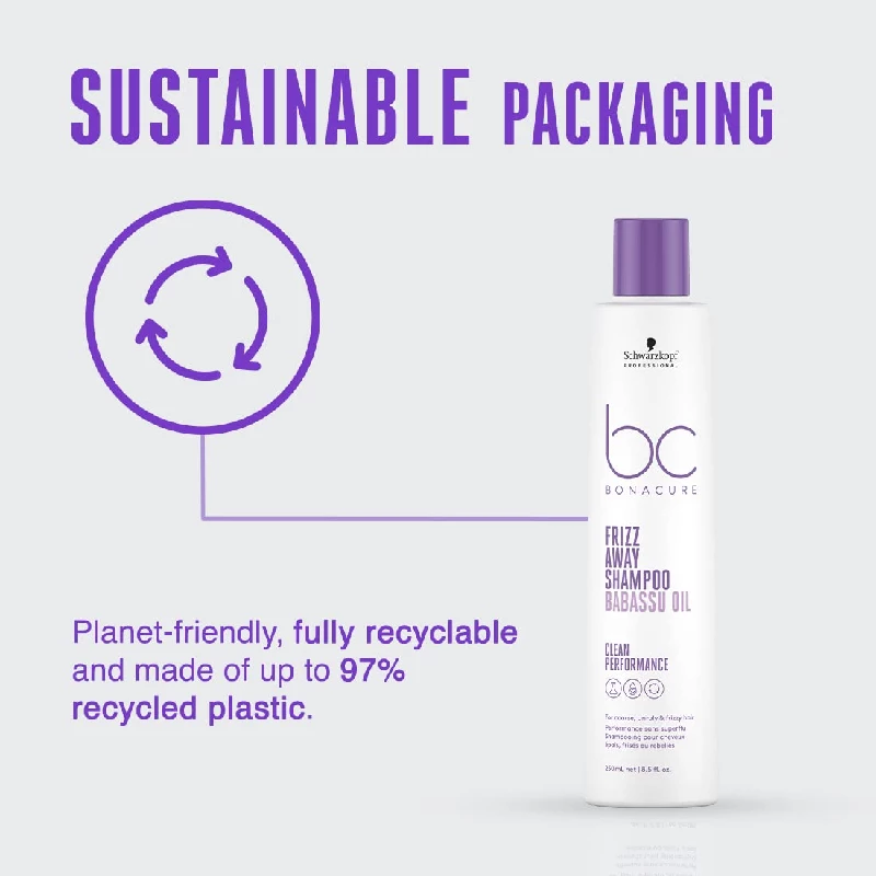 Schwarzkopf Professional Bonacure Frizz Away Shampoo with Babassu Oil - Image 7