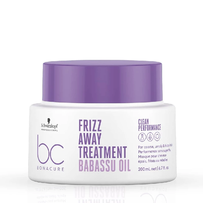 Schwarzkopf Professional Bonacure Frizz Away Treatment with Babassu Oil Schwarzkopf Professional Bonacure Frizz Away Treatment with Babassu Oil-Pack Size-200 ml