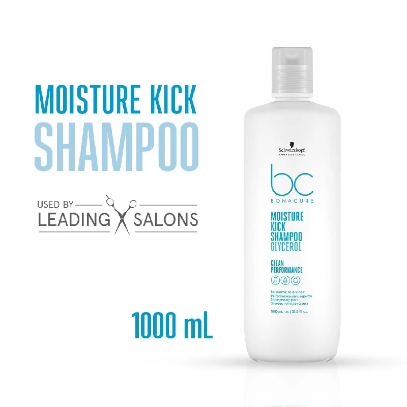 Schwarzkopf Professional Bonacure Moisture Kick Shampoo with Glycerol - Image 2