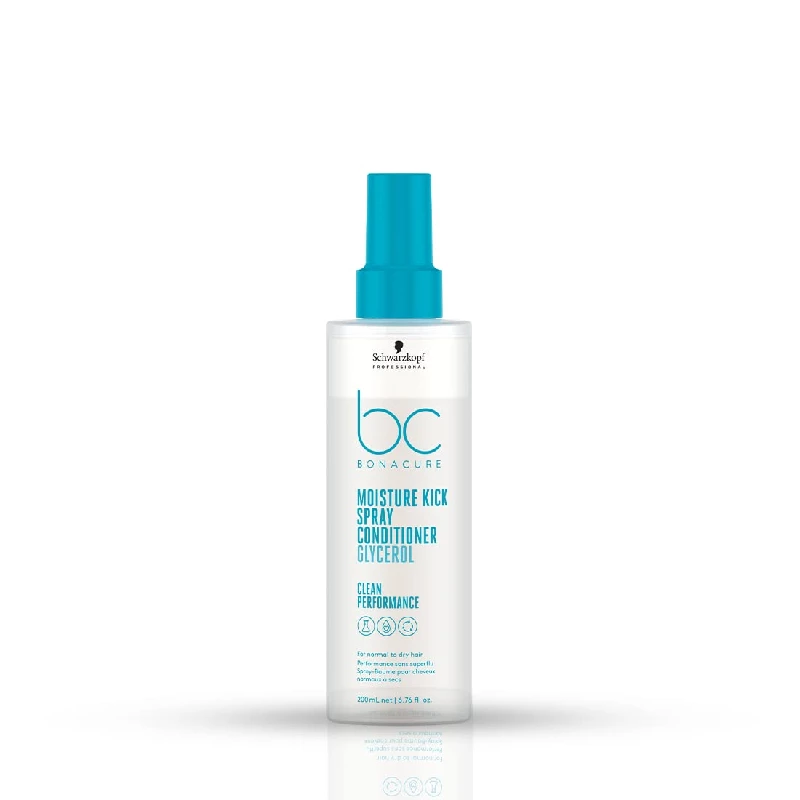 Schwarzkopf Professional Bonacure Moisture Kick Spray Conditioner with Glycerol Schwarzkopf Professional Bonacure Moisture Kick Spray Conditioner with Glycerol-Pack Size-200 ml