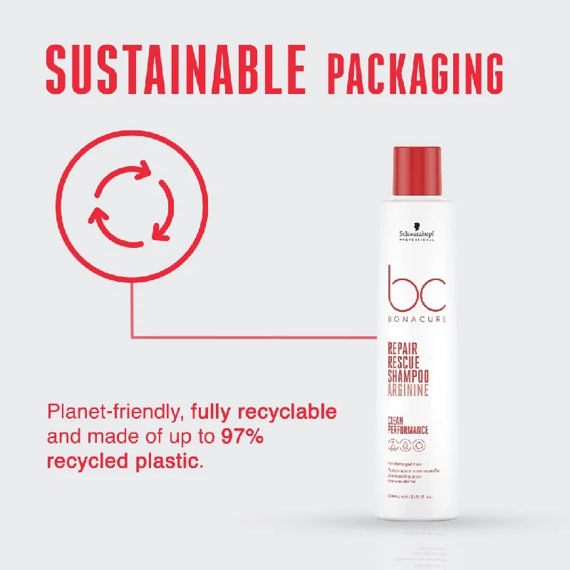 Schwarzkopf Professional Bonacure Repair Rescue Shampoo with Arginine - Image 7