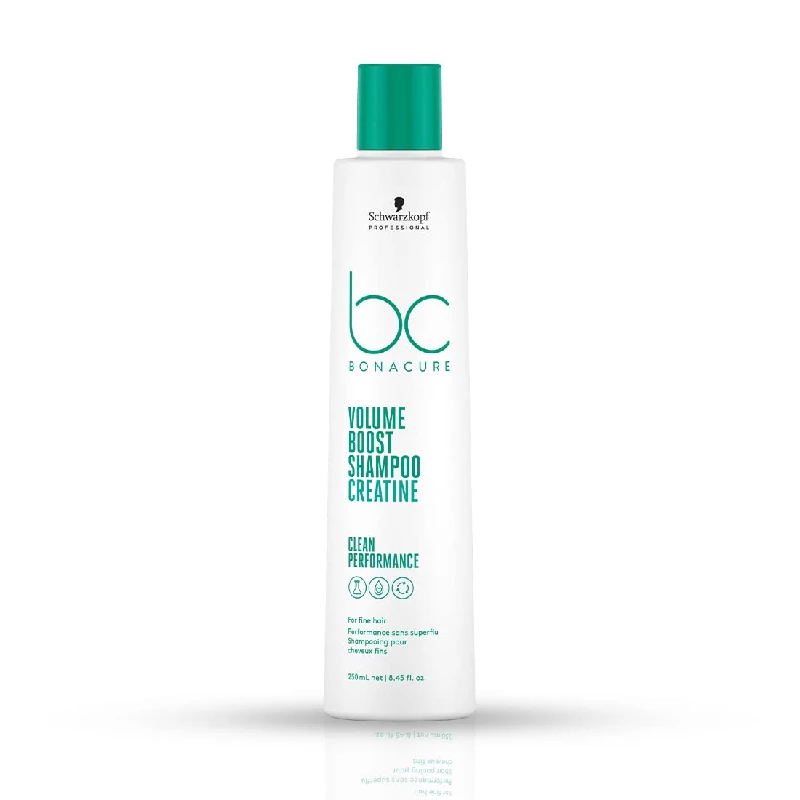 Schwarzkopf Professional Bonacure Volume Boost shampoo with Creatine For Fine Hair Schwarzkopf Professional Bonacure Volume Boost shampoo with Creatine For Fine Hair-Pack Size-250 ml