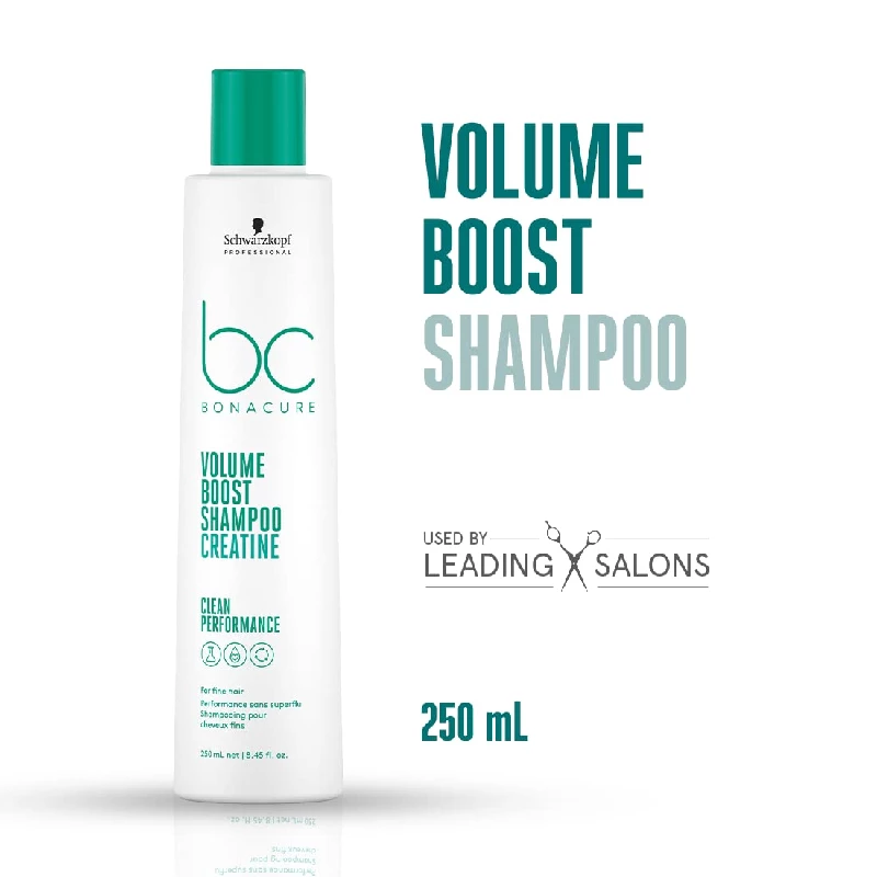 Schwarzkopf Professional Bonacure Volume Boost shampoo with Creatine For Fine Hair - Image 3