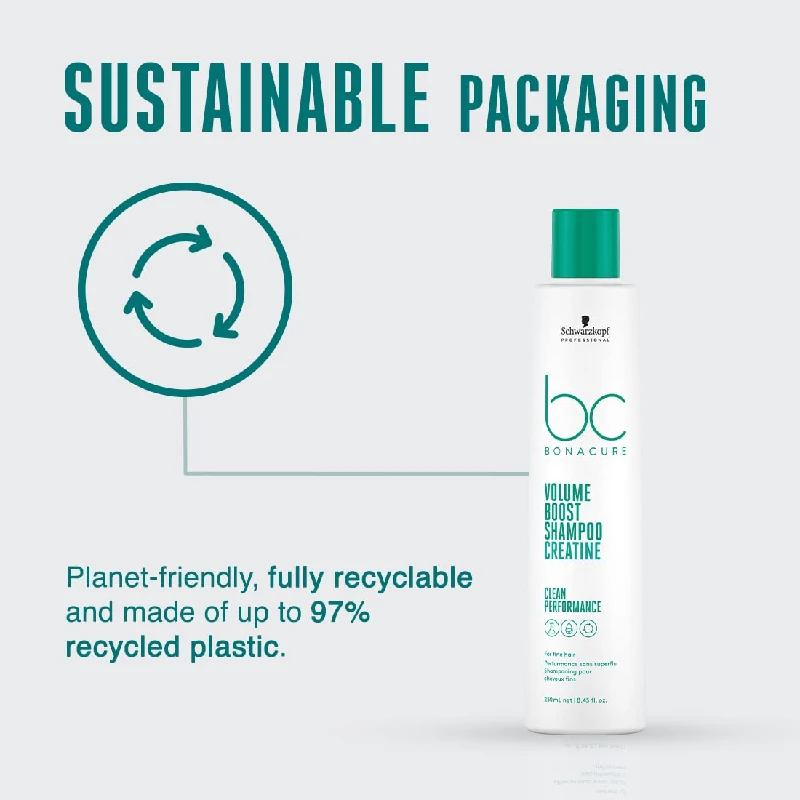 Schwarzkopf Professional Bonacure Volume Boost shampoo with Creatine For Fine Hair - Image 8