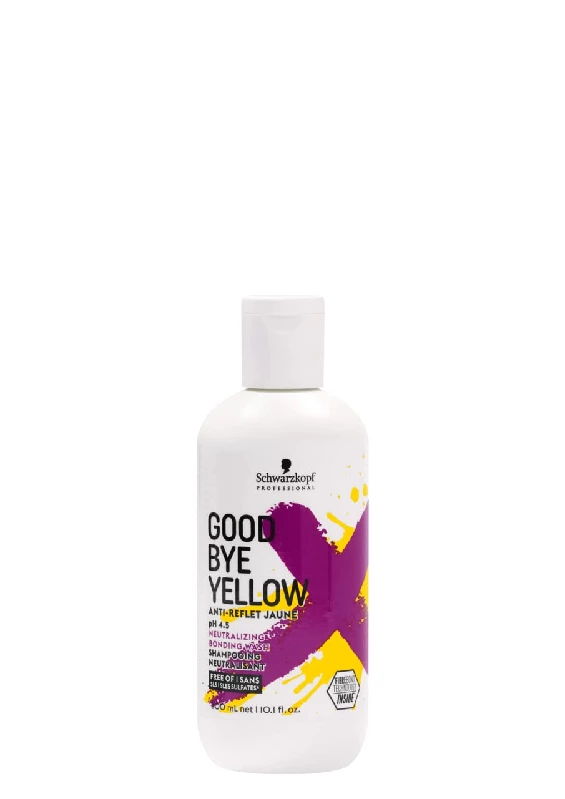 Schwarzkopf Professional Goodbye Yellow Neutralising & Anti-Yellow Sulfate Free Purple Shampoo Schwarzkopf Professional Goodbye Yellow Neutralising & Anti-Yellow Sulfate Free Purple Shampoo-Pack Size-300 ml