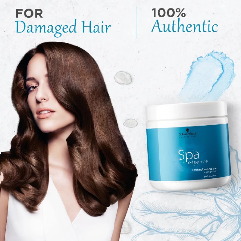 Schwarzkopf Professional Spa Essence Enriching Masque for Damaged & Dull Hair - Image 3