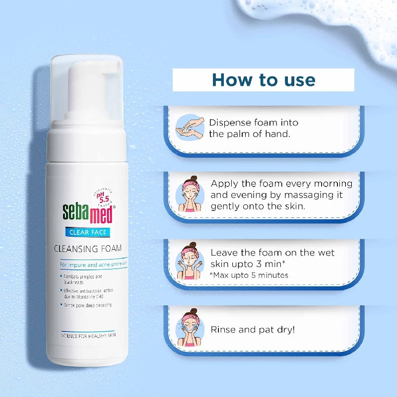 Sebamed Clear Face Cleansing Foam - Image 6