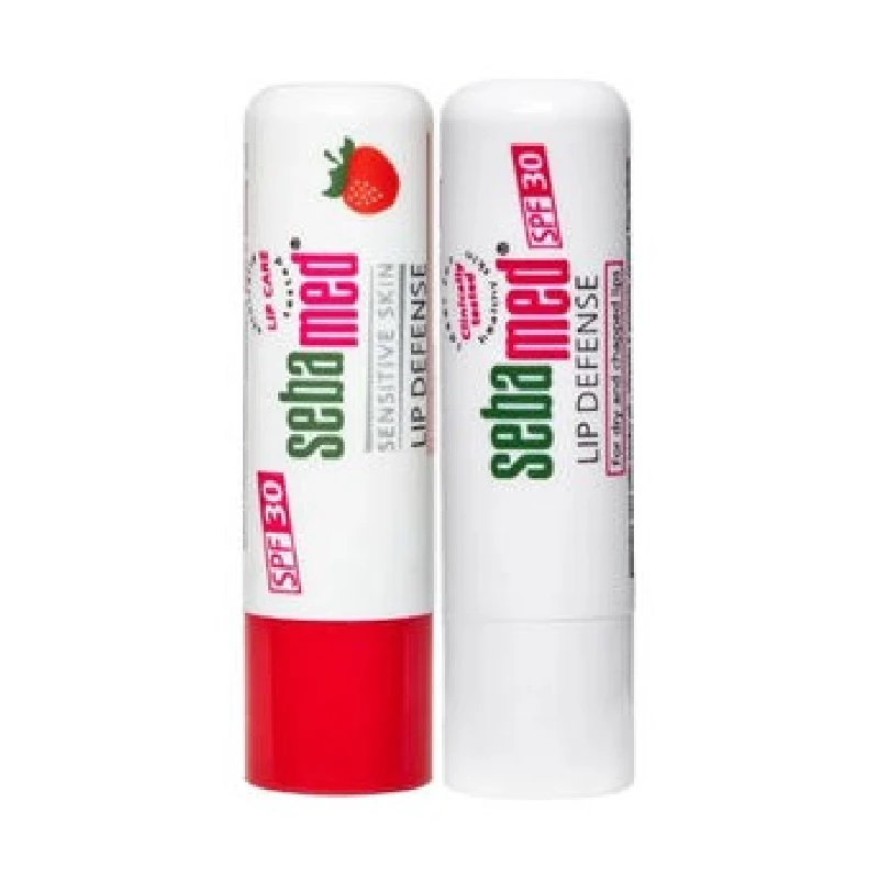 Sebamed Strawberry & Regular Lip Defence Combo Sebamed Strawberry & Regular Lip Defence Combo-Pack Size-Combo of 2