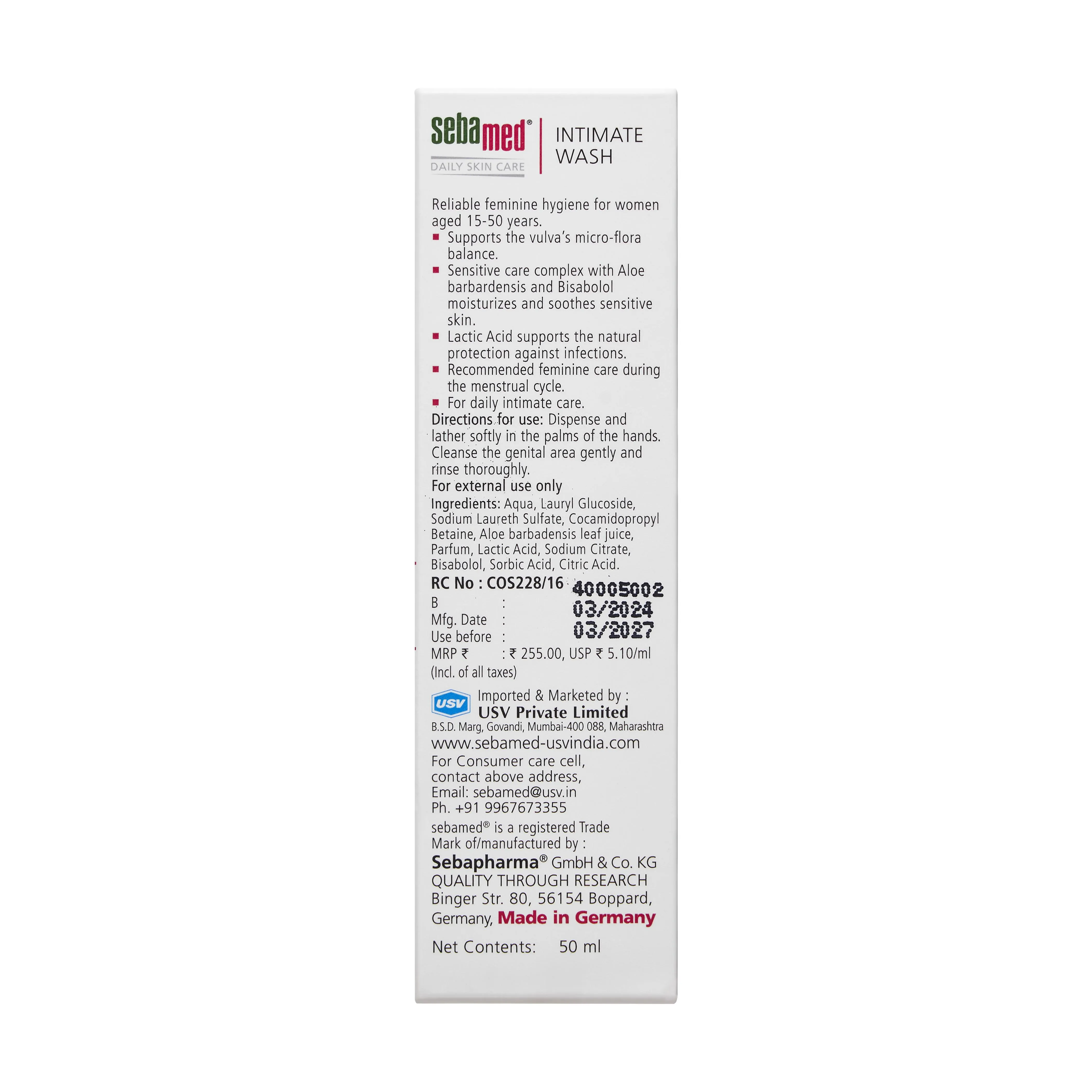 Sebamed Initimate Wash - Image 3