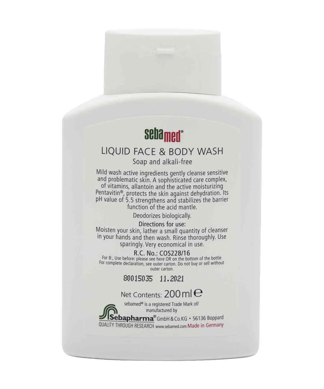 Sebamed Liquid Face and Body Wash - Image 2