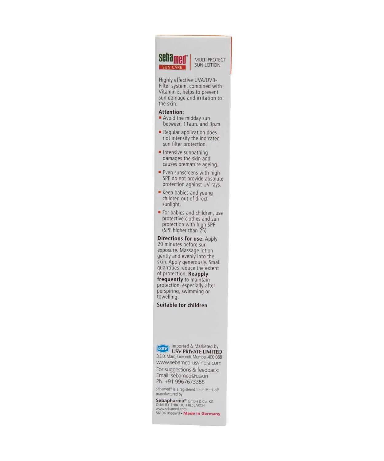 Sebamed Multiprotect Sun Lotion SPF50 - Image 3