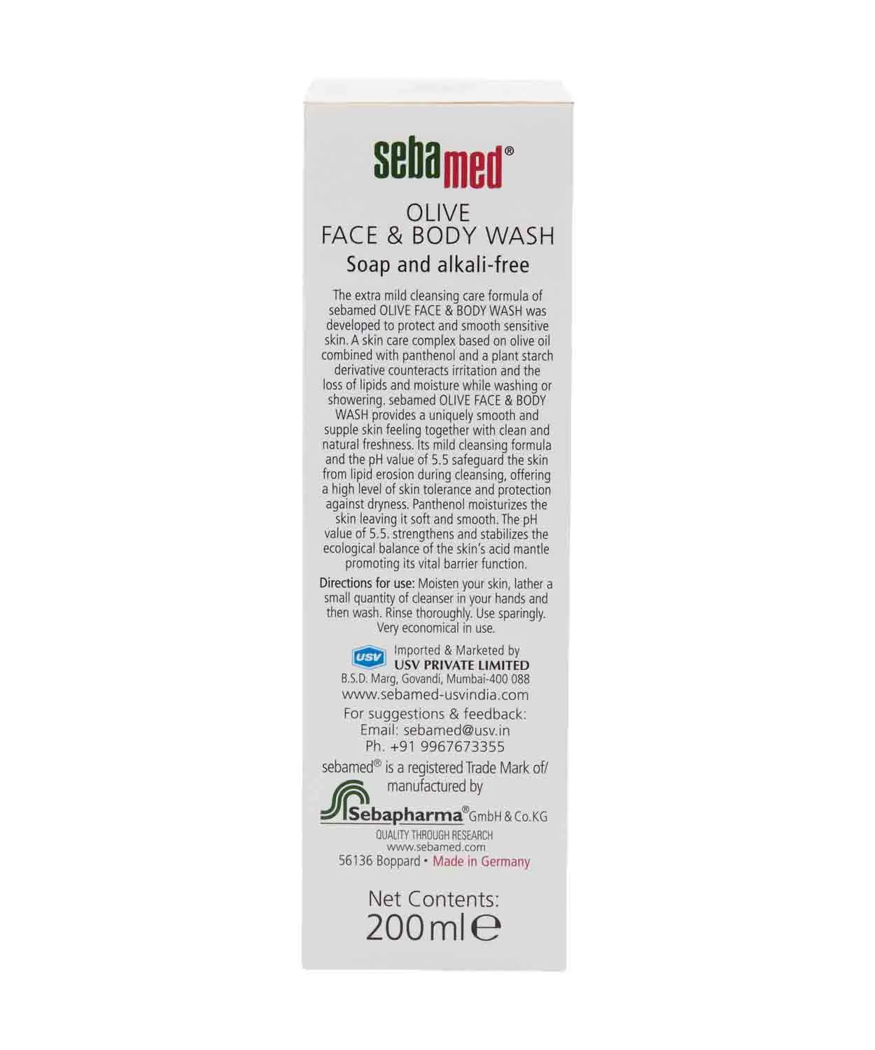 Sebamed Olive Face & Body Wash - Image 5