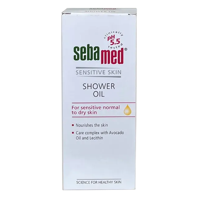 Sebamed Sensitive Skin Shower Oil Sebamed Sensitive Skin Shower Oil-Pack Size-200 ml