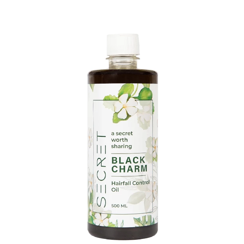Secret Black Charm hair oil - 100% natural ingredients Secret Black Charm hair oil - 100% natural ingredients-Pack Size-500 ml