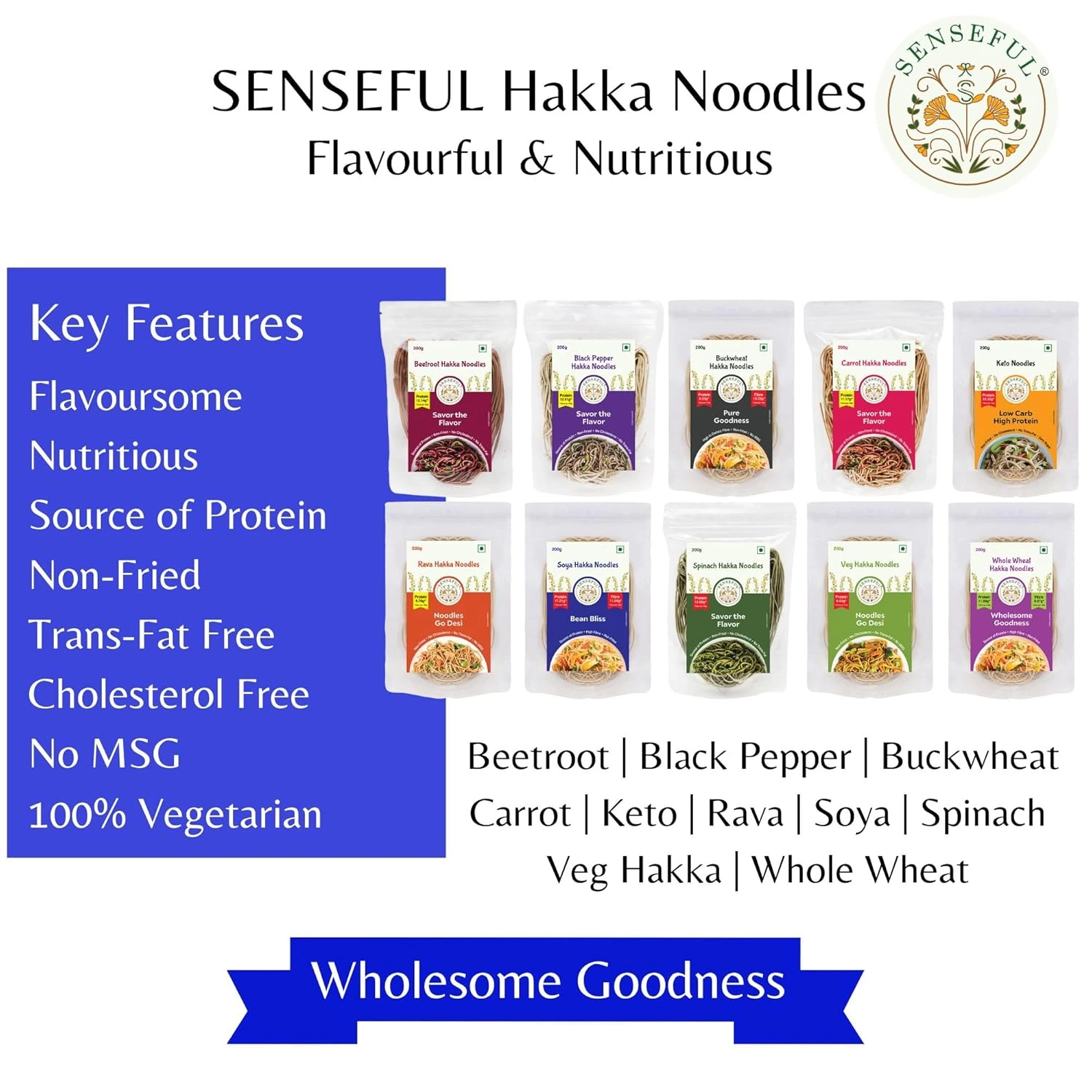 Senseful Black Pepper Hakka Noodles - Image 2