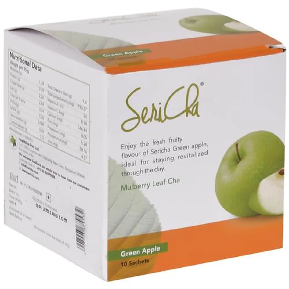 Sericha Organic Mulberry Wellness Drink - Green Apple - Image 16