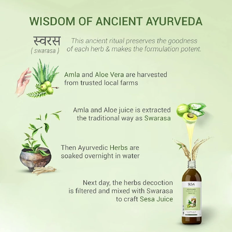 Sesa Ayurvedic Hair Care Juice - Image 5