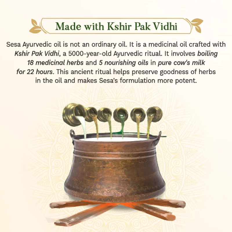 Sesa Ayurvedic Hair Oil - Image 5