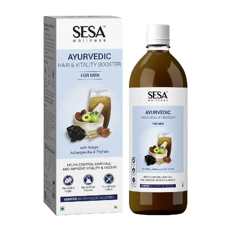 Sesa Ayurvedic Juice for Men with SJ, Ashwagandha & Triphala