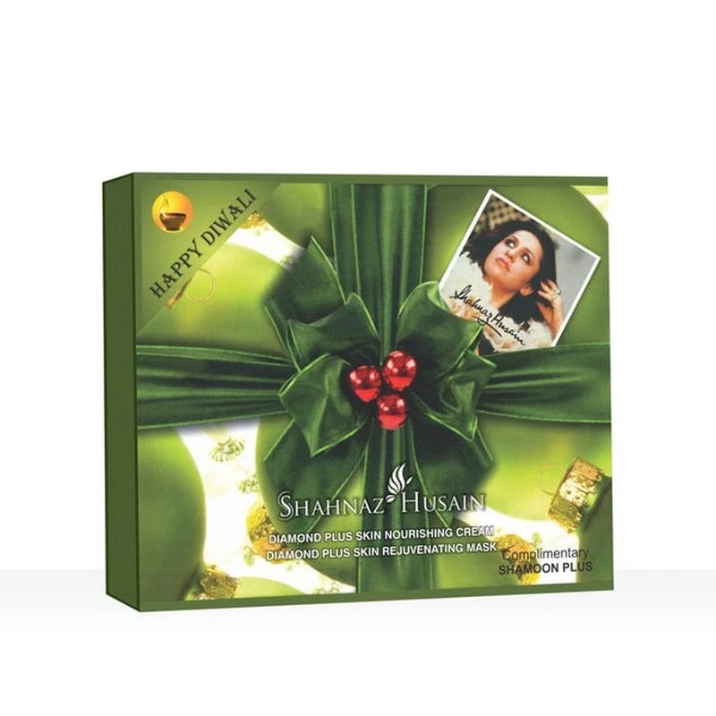 Shahnaz Husain Diamond Plus Kit-B (Cream + Mask + Shamoon) - Image 1