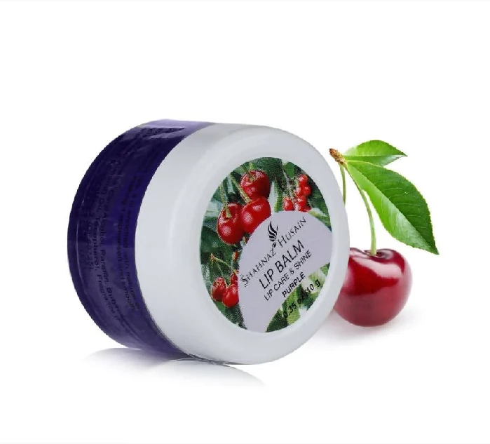 Shahnaz Husain Lip Balm Lip Care & Shine Purple - Image 2