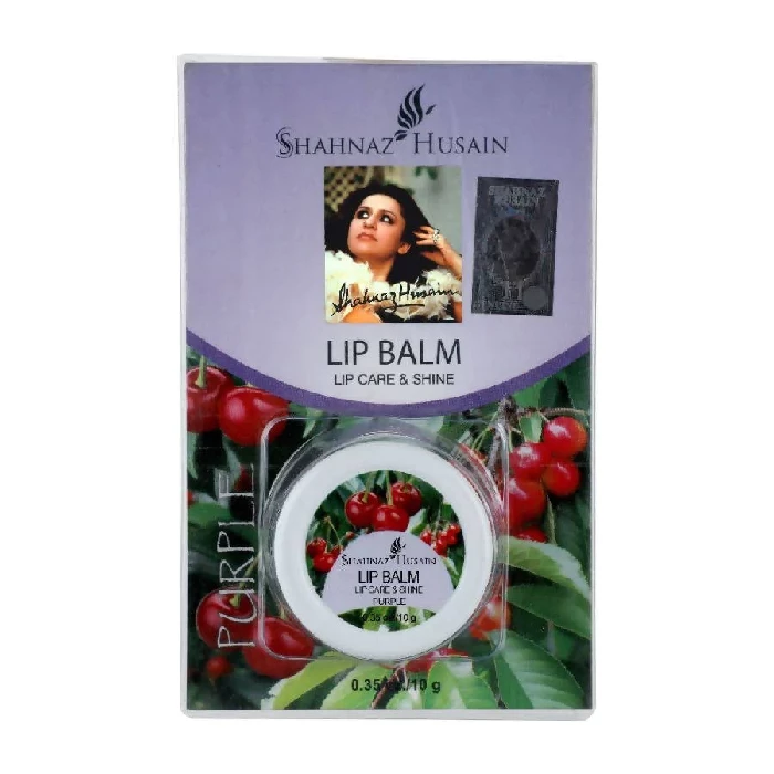 Shahnaz Husain Lip Balm Lip Care & Shine Purple - Image 3
