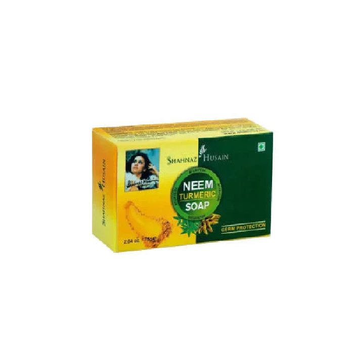 Shahnaz Husain Neem Turmeric Soap Shahnaz Husain Neem Turmeric Soap-Pack Size-75 g
