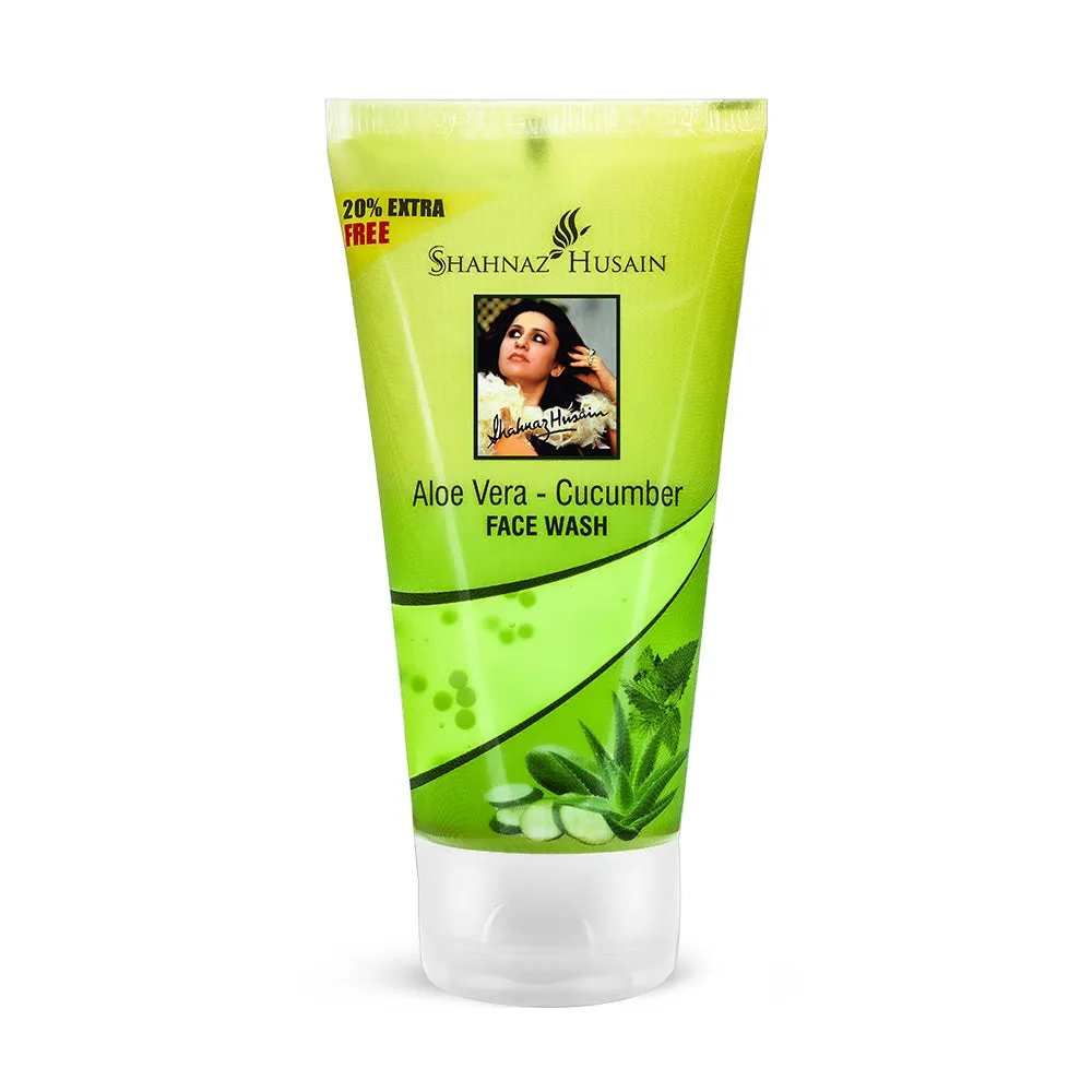 Shahnaz Husain Aloe Vera-Cucumber Face Wash Shahnaz Husain Aloe Vera-Cucumber Face Wash-Pack Size-120 g