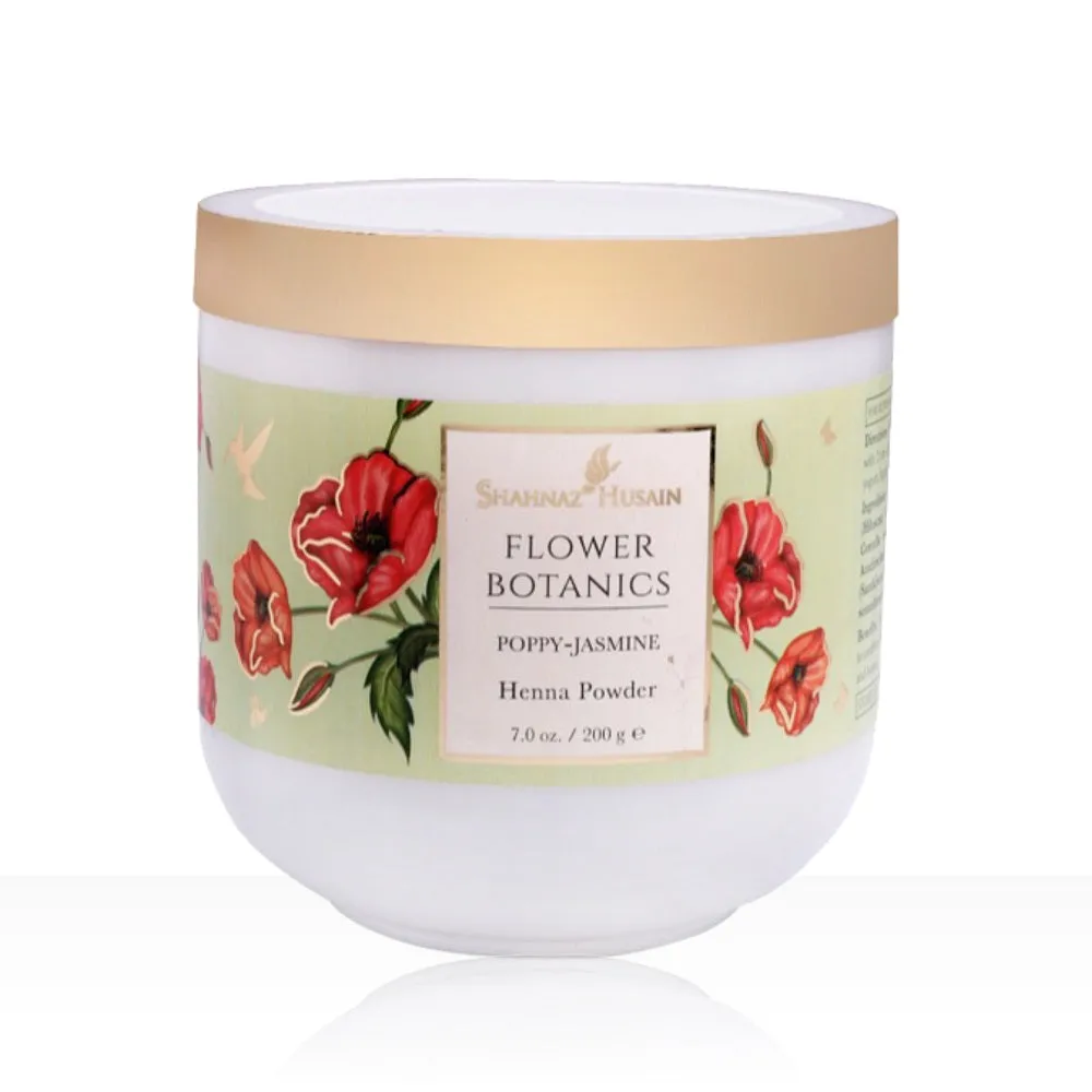 Shahnaz Husain Flower Botanics - Poppy-Jasmine Henna Powder - Image 2