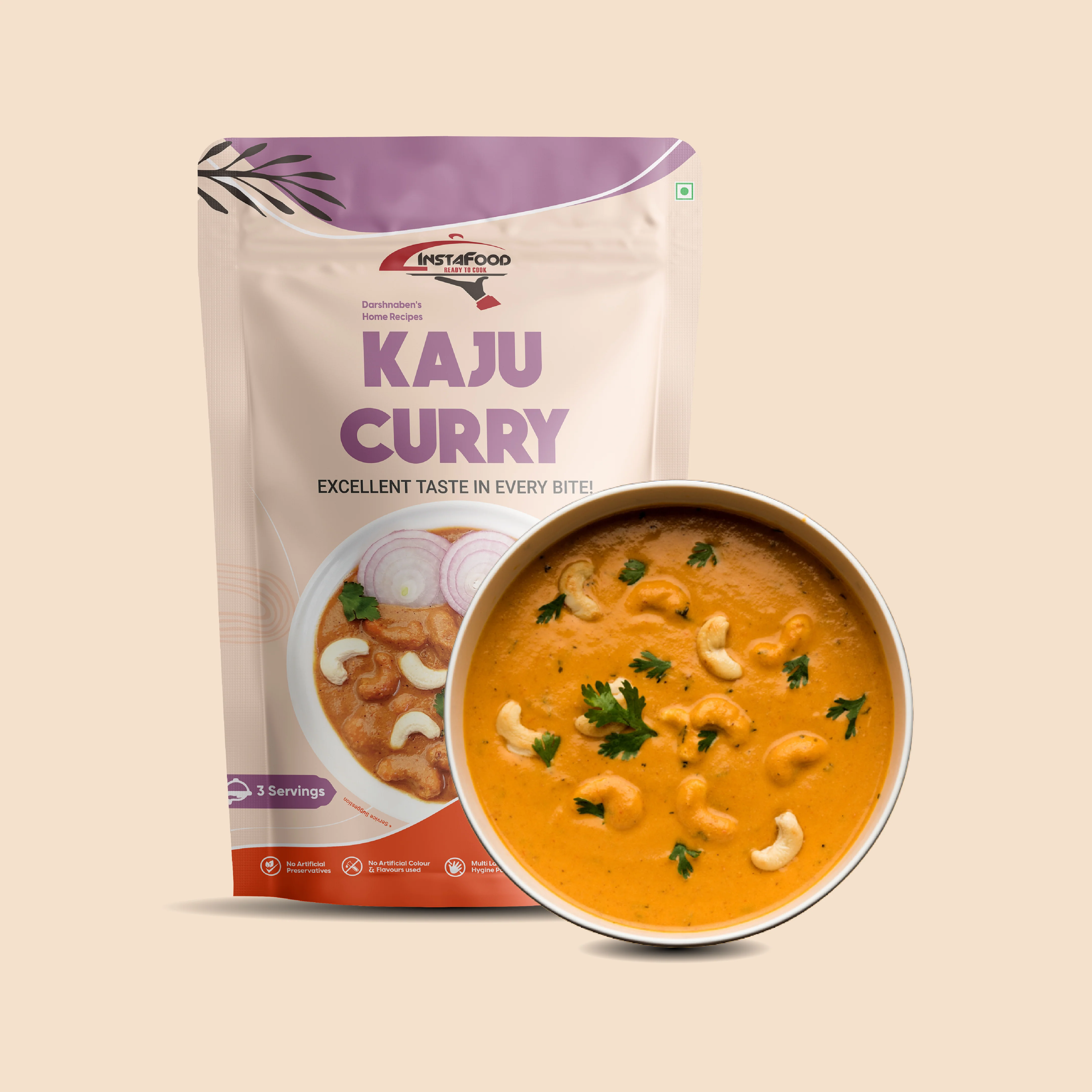 Sheta Instafood Kaju Curry Sheta Instafood Kaju Curry-Pack Size-150 g