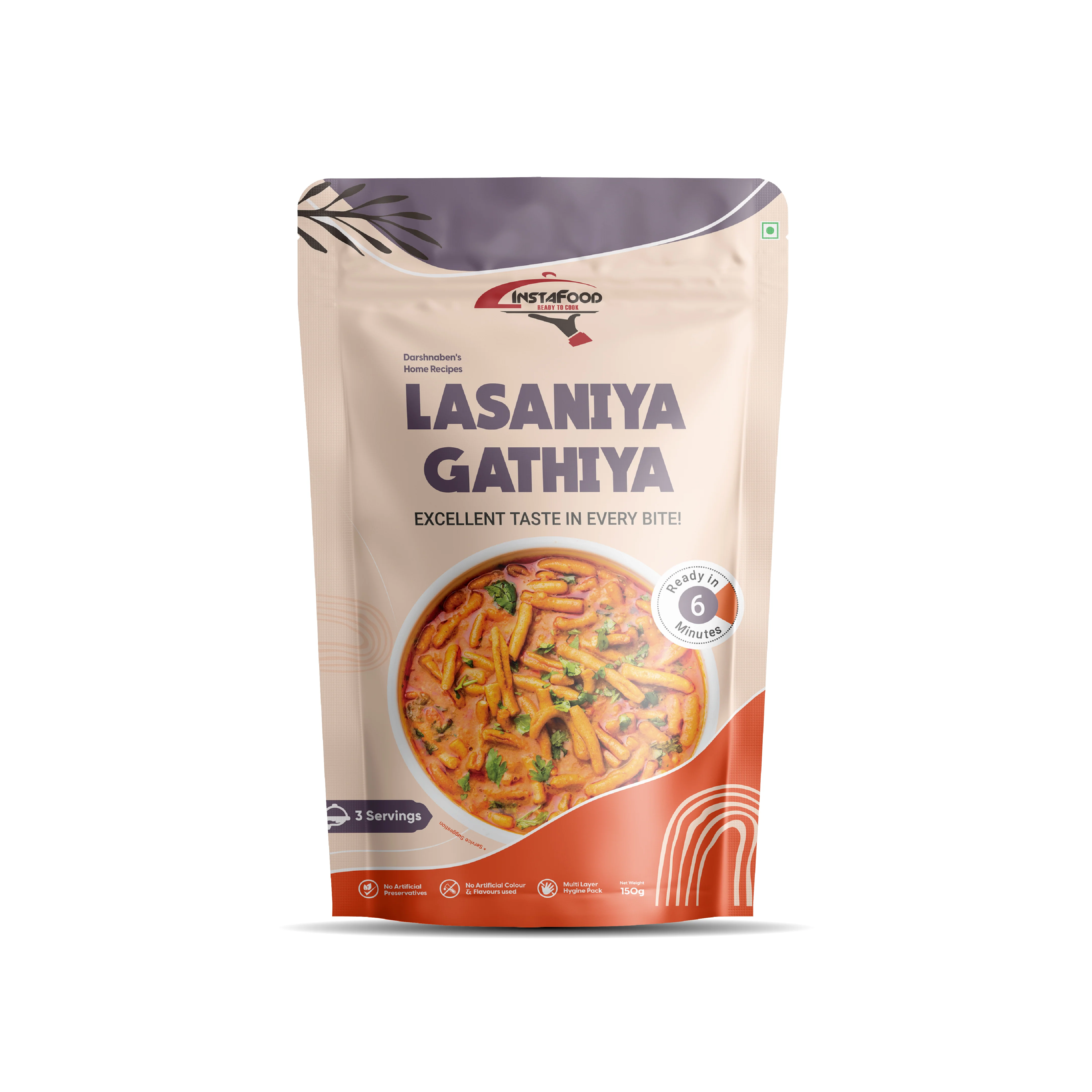 Sheta Instafood Lasaniya Gathiya - Image 2