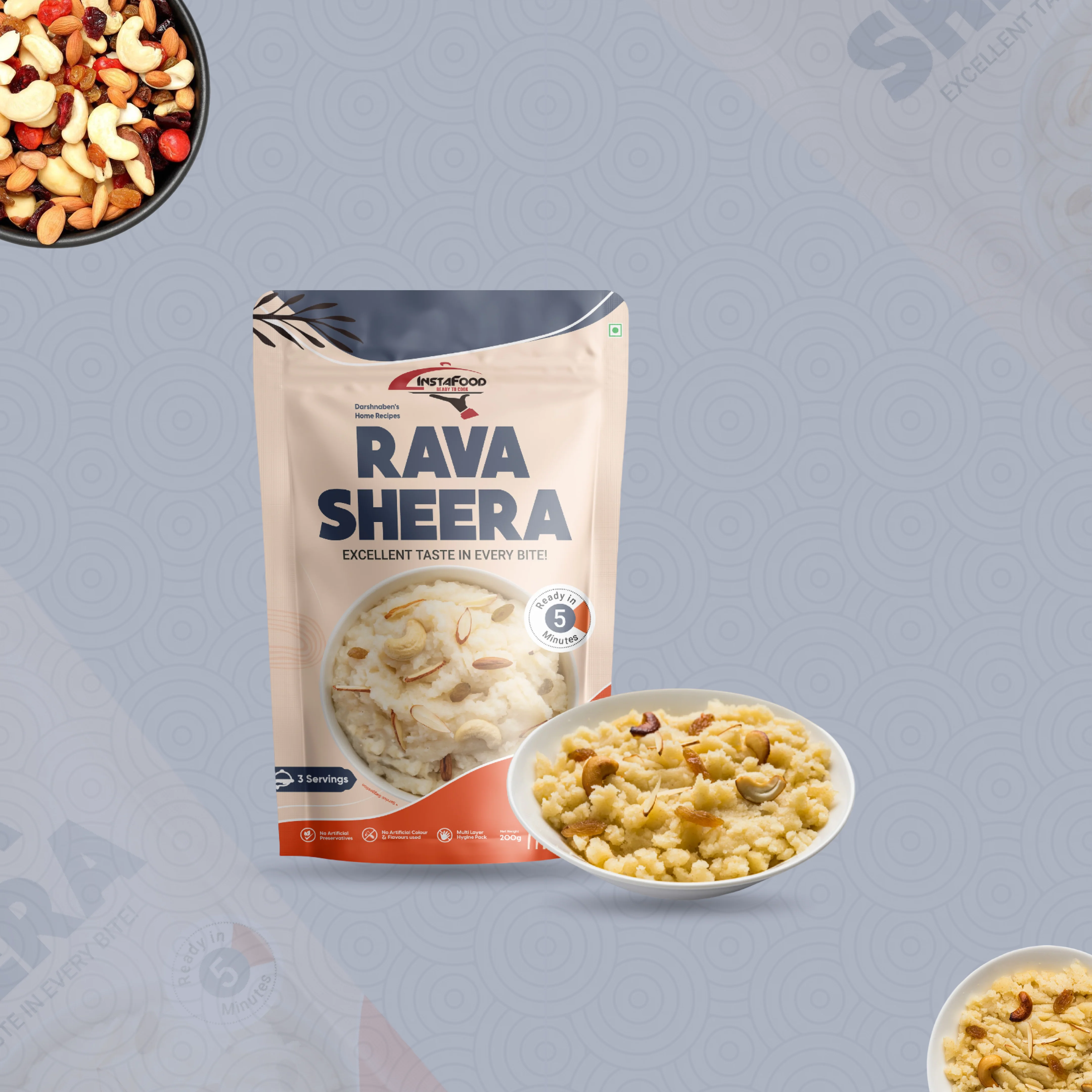 Sheta Instafood Rava Sheera Sheta Instafood Rava Sheera-Pack Size-200.0