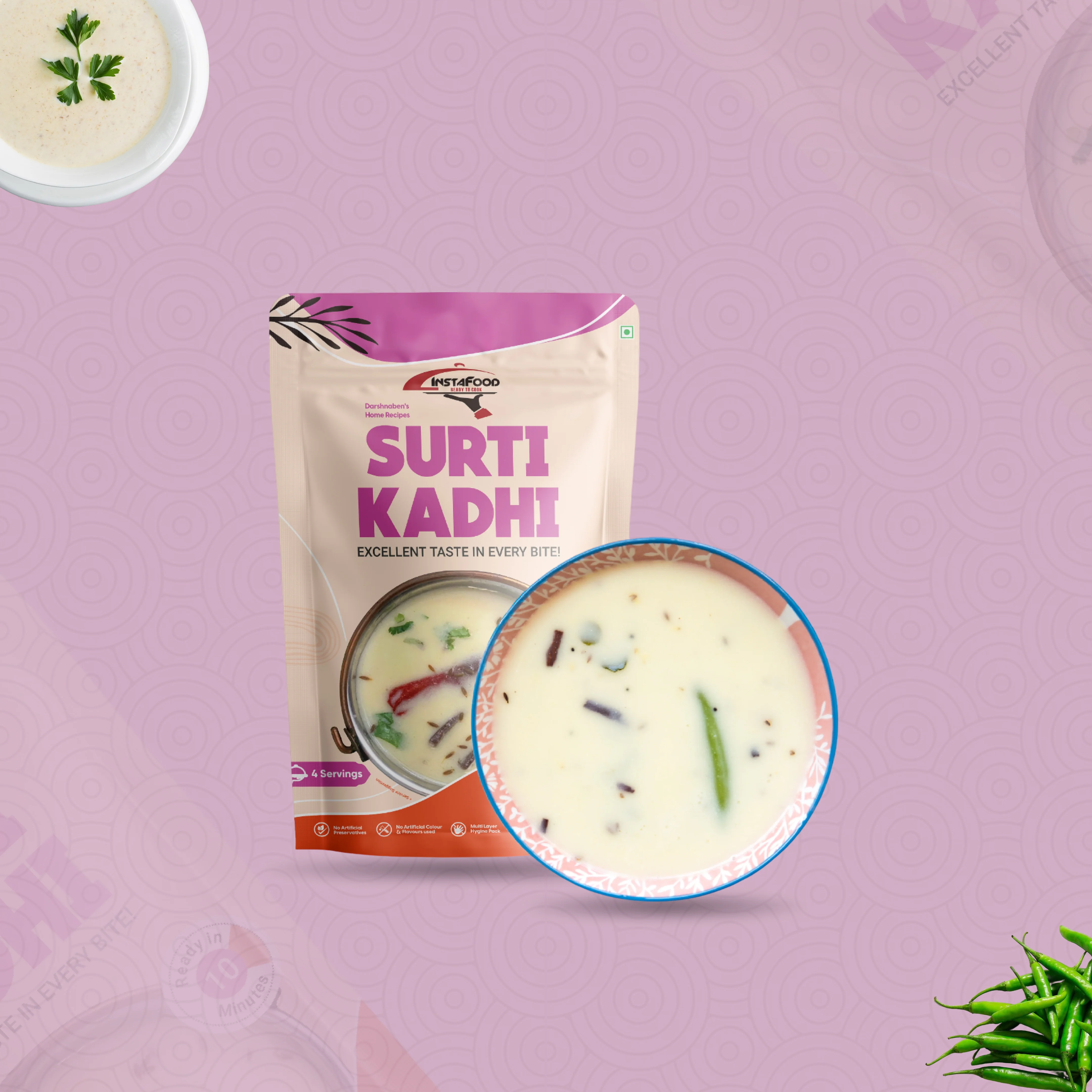 Sheta Instafood Surti Kadhi Sheta Instafood Surti Kadhi-Pack Size-150 g
