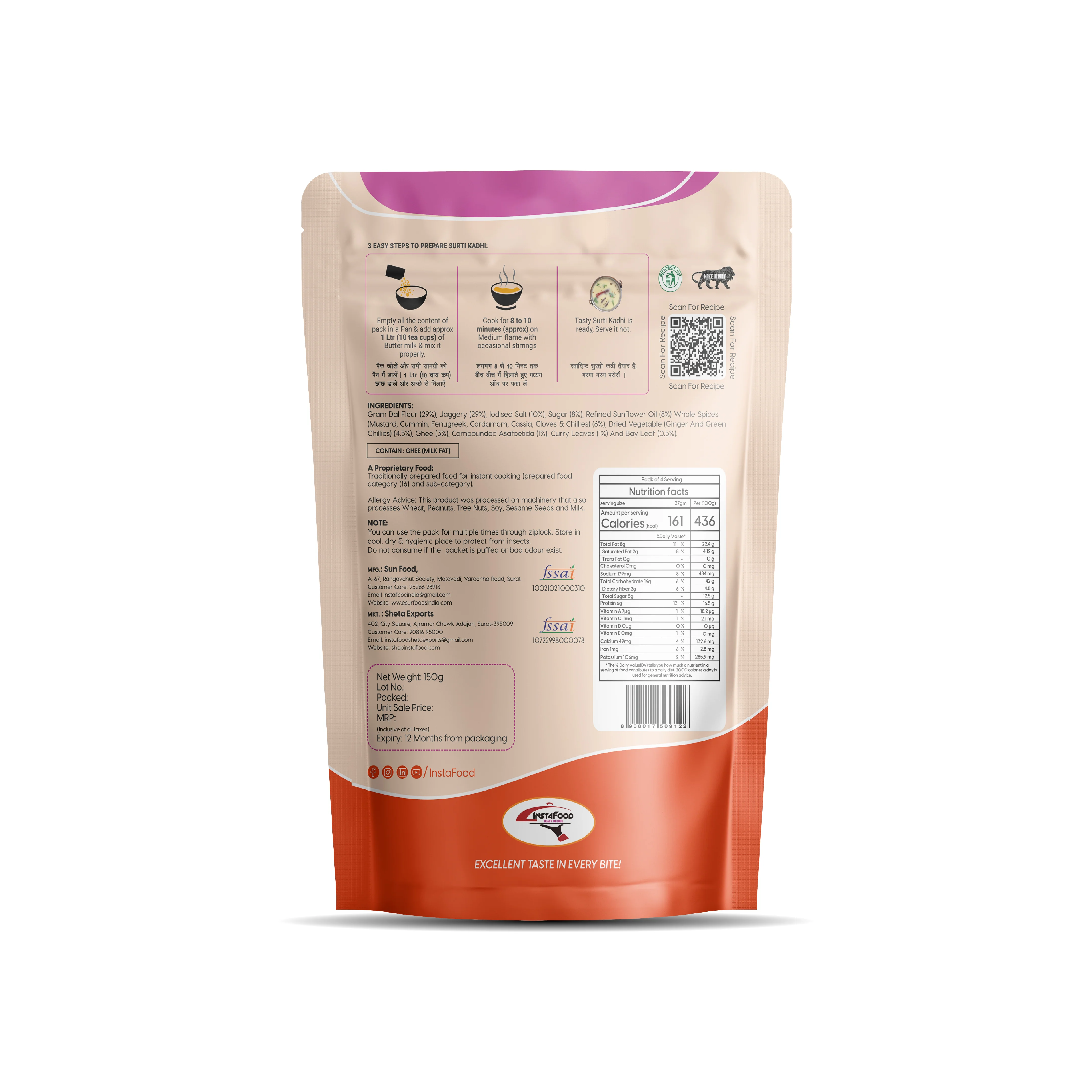Sheta Instafood Surti Kadhi - Image 3