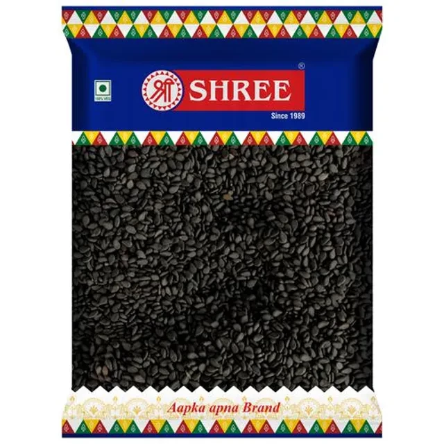 Shree Black Sesame Seeds/Teel - 100% Natural & Pure Shree Black Sesame Seeds/Teel - 100% Natural & Pure--100 g