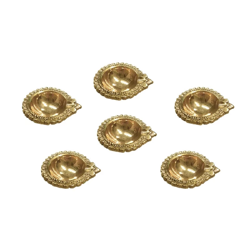 Shubhkart Nitya Brass Dhan Kuber Diya For Daily Puja & Festival